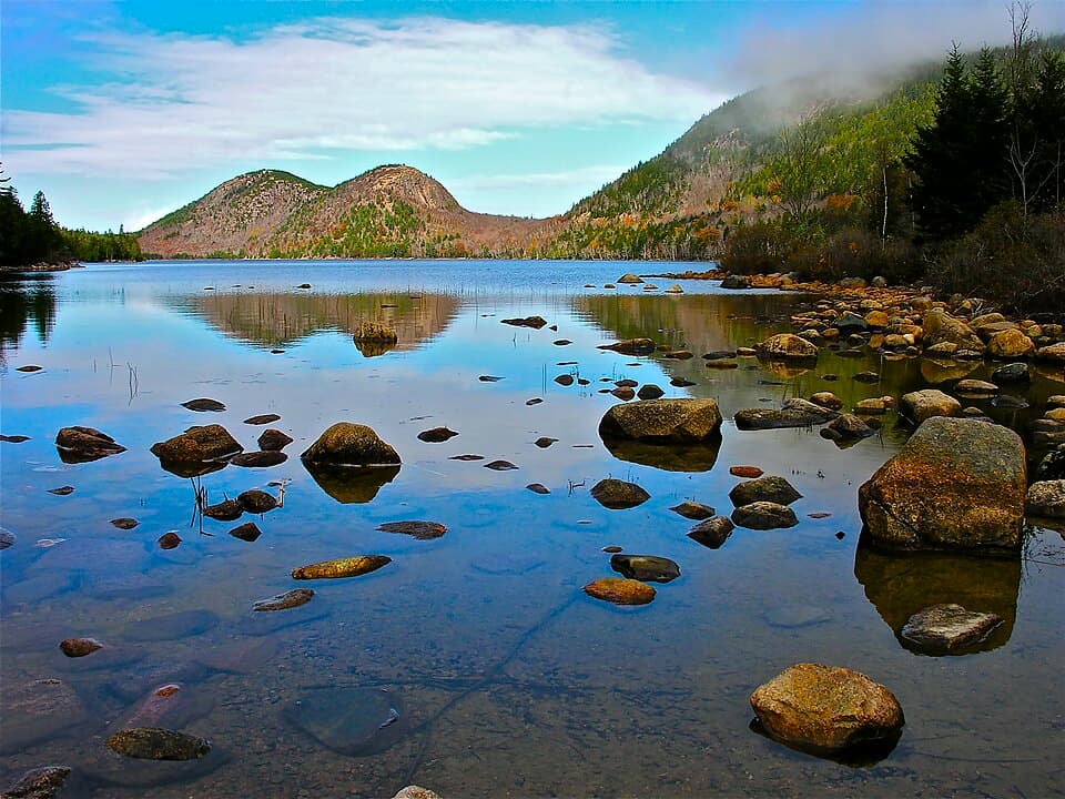 Jordan Pond and the Bubbles in Acadia National Park