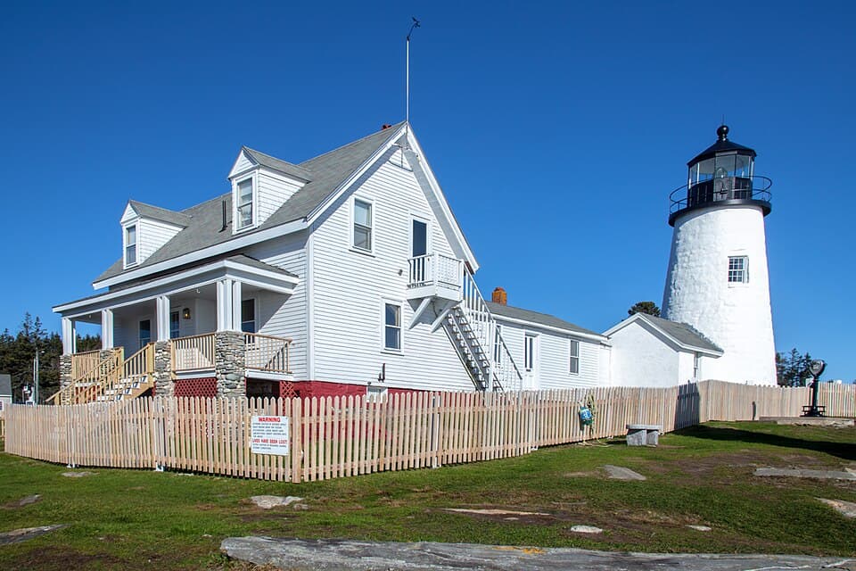 Pemaquid Point Light in Bristol, on the Maine coast